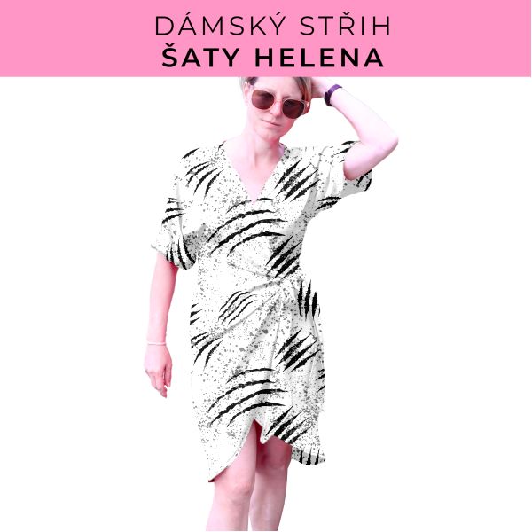 Dámský střih na šaty  Helena