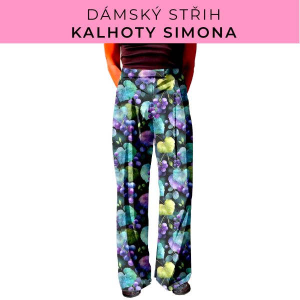 Dámský střih - kalhoty Simona