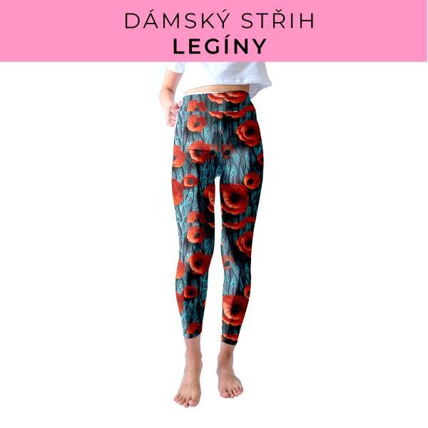 DÁMSKÝ střih - legíny SPORT - SLIM FIT