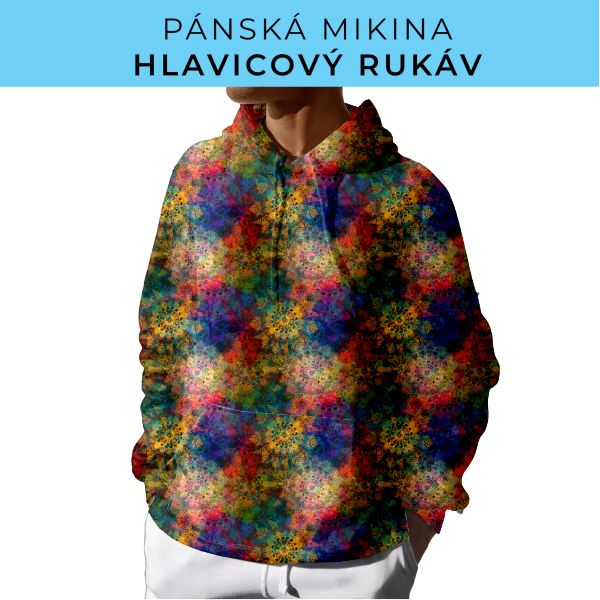 PÁNSKÝ střih - mikina s kapucí