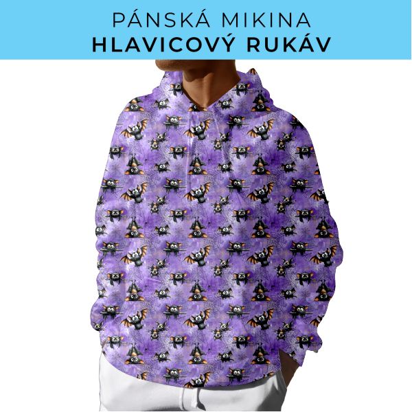 PÁNSKÝ střih - mikina s kapucí
