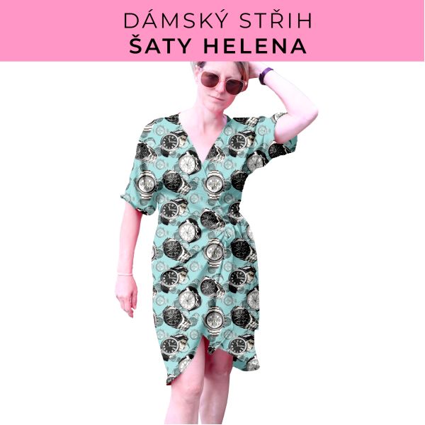 Dámský střih na šaty  Helena