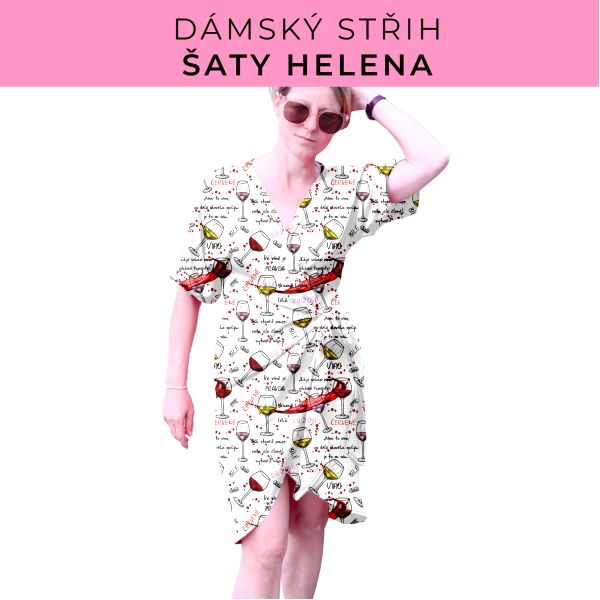 Dámský střih na šaty  Helena