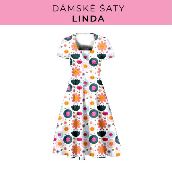 DÁMSKÝ střih - šaty Linda