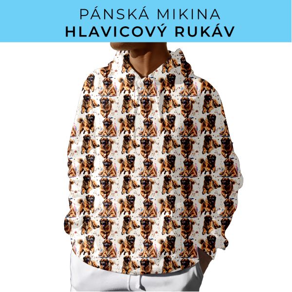 PÁNSKÝ střih - mikina s kapucí
