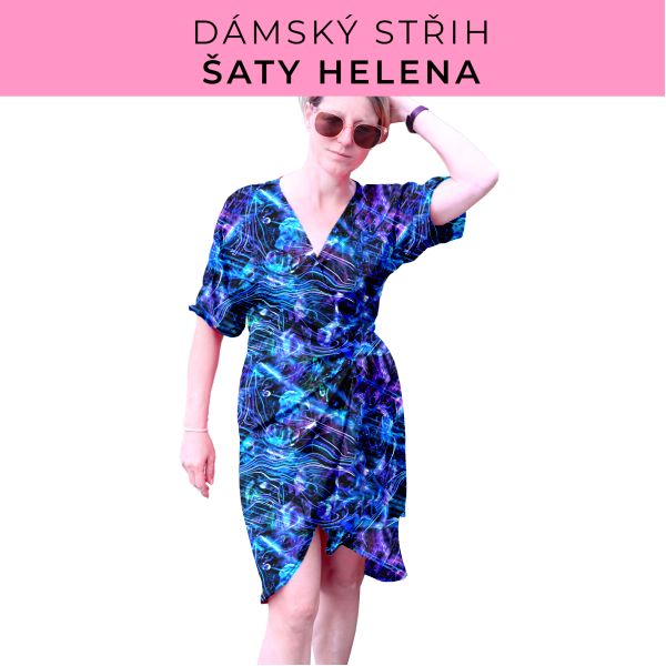Dámský střih na šaty  Helena