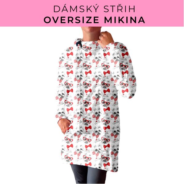 DÁMSKÝ střih - Oversize mikina