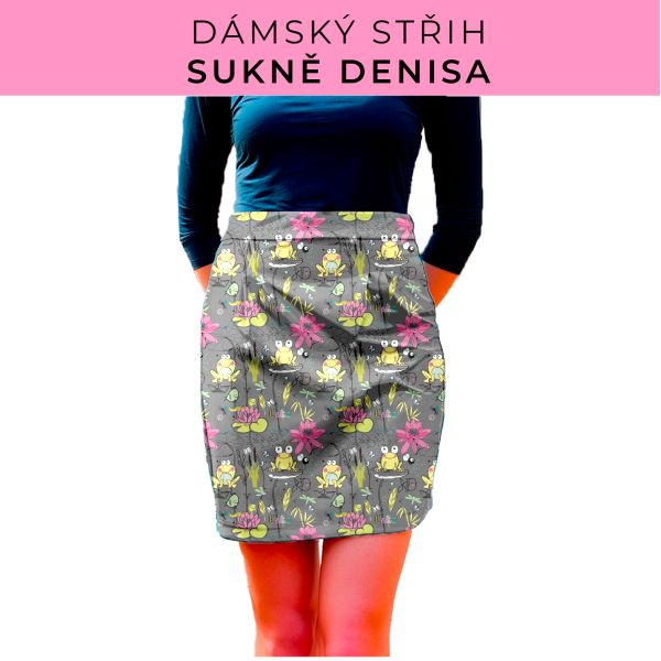 Dámský střih - Dámská sukně Denisa