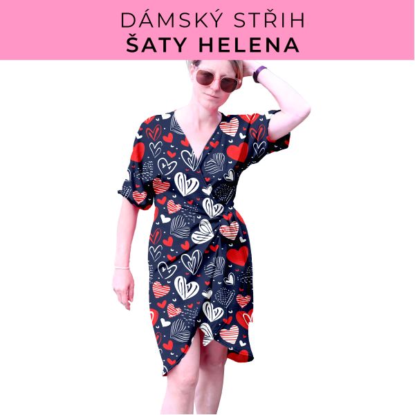 Dámský střih na šaty  Helena