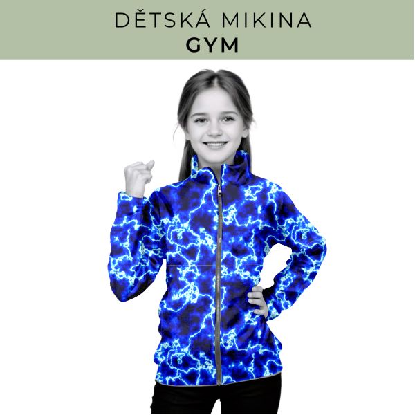 Dětská střih - mikina GYM