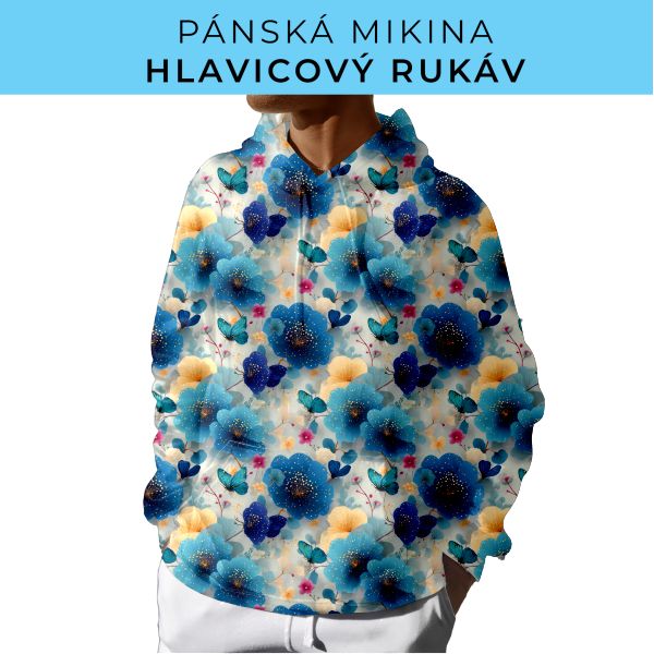 PÁNSKÝ střih - mikina s kapucí