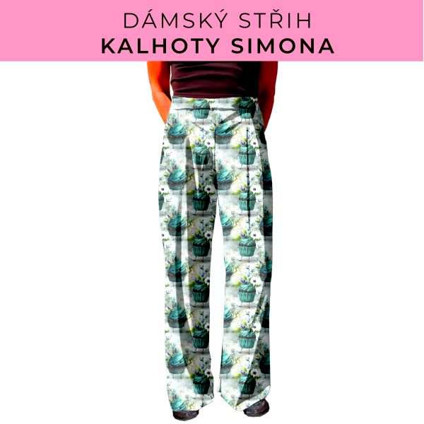 Dámský střih - kalhoty Simona