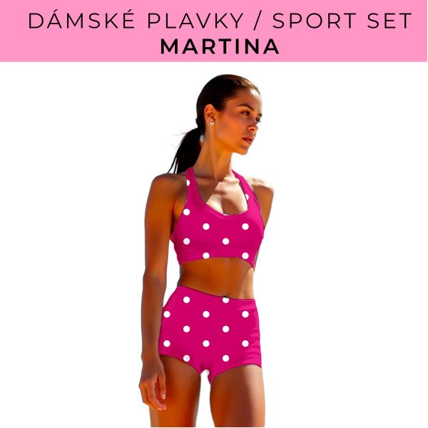 Dámský střih - plavky / sportovní set Martina