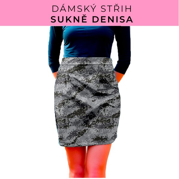 Dámský střih - Dámská sukně Denisa