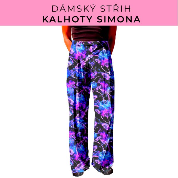 Dámský střih - kalhoty Simona