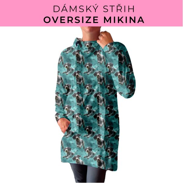 DÁMSKÝ střih - Oversize mikina