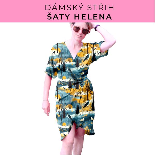 Dámský střih na šaty  Helena