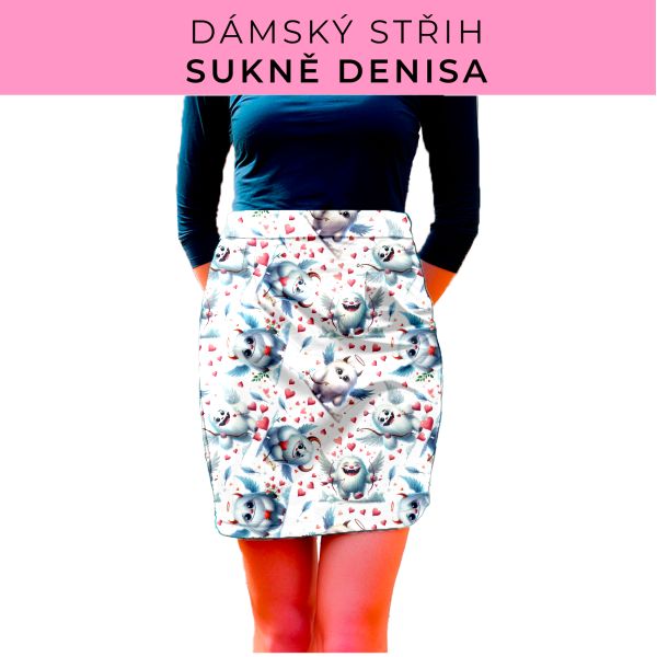 Dámský střih - Dámská sukně Denisa