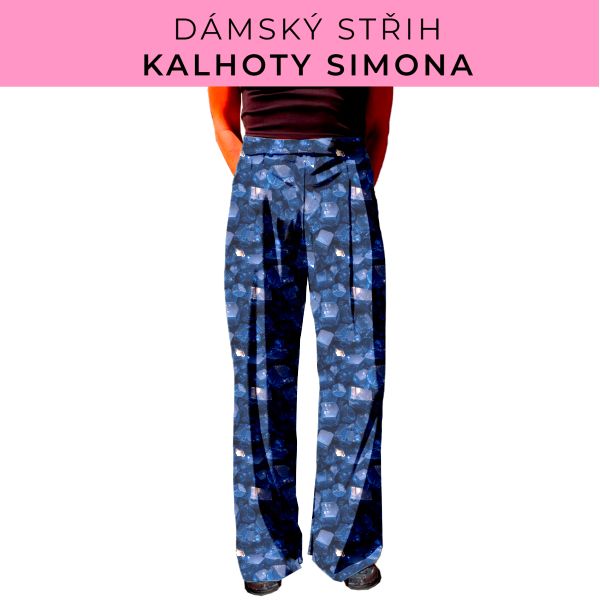 Dámský střih - kalhoty Simona