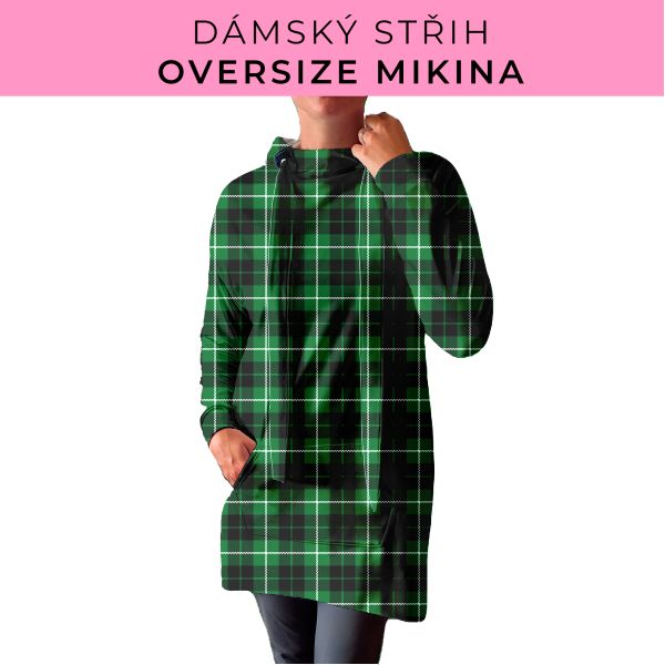 DÁMSKÝ střih - Oversize mikina