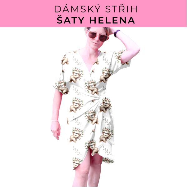 Dámský střih na šaty  Helena
