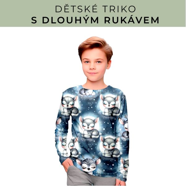 DĚTSKÝ střih - triko dlouhý rukáv