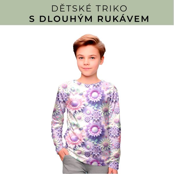 DĚTSKÝ střih - triko dlouhý rukáv
