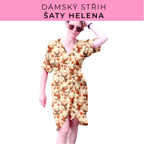Dámský střih na šaty  Helena