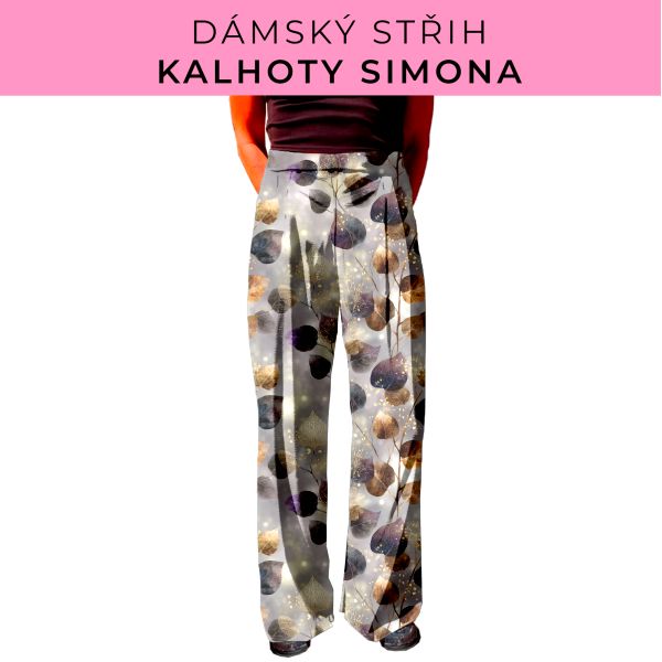 Dámský střih - kalhoty Simona