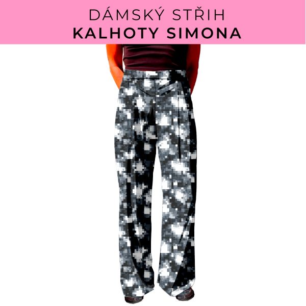 Dámský střih - kalhoty Simona
