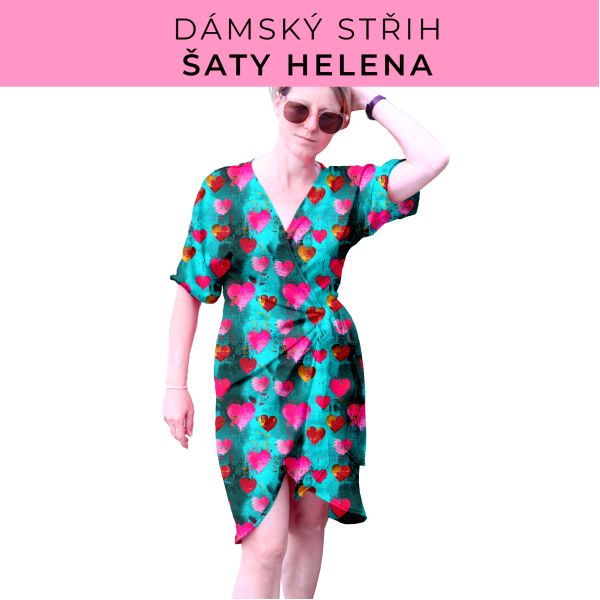 Dámský střih na šaty  Helena
