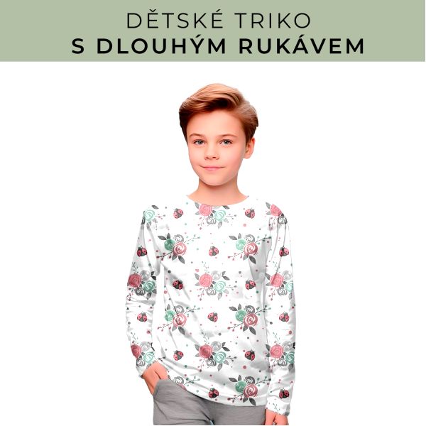 DĚTSKÝ střih - triko dlouhý rukáv