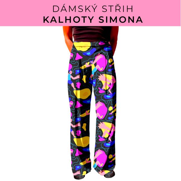 Dámský střih - kalhoty Simona