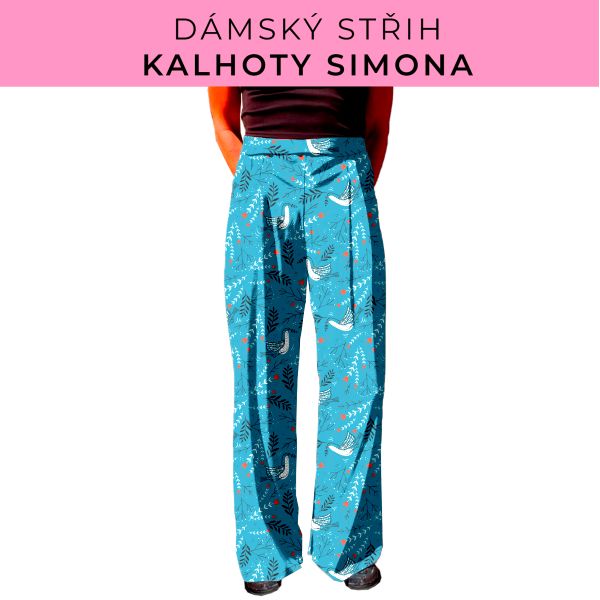 Dámský střih - kalhoty Simona