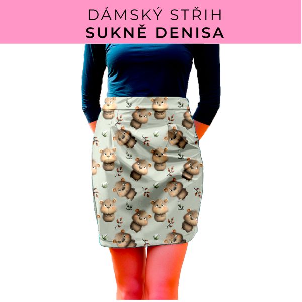 Dámský střih - Dámská sukně Denisa
