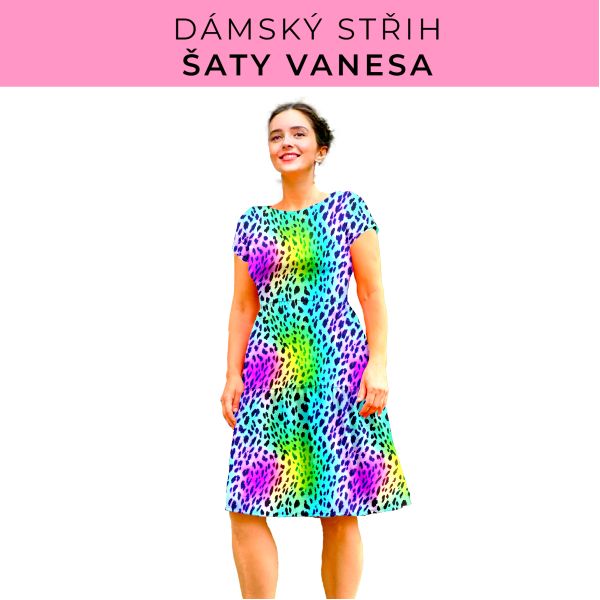 Dámský střih šaty Vanesa