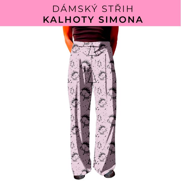 Dámský střih - kalhoty Simona