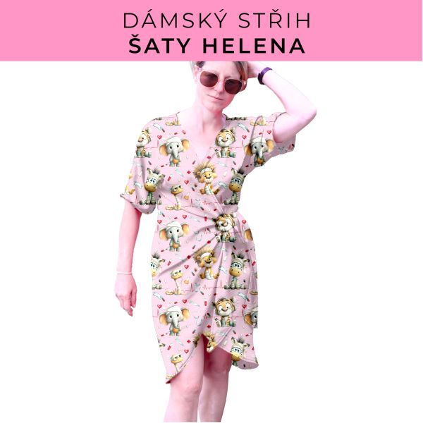 Dámský střih na šaty  Helena