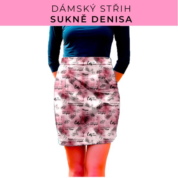 Dámský střih - Dámská sukně Denisa