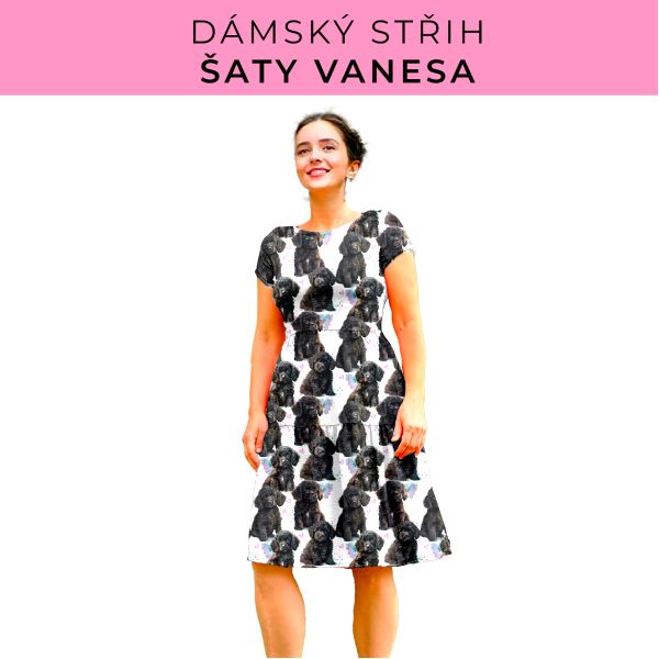 Dámský střih šaty Vanesa