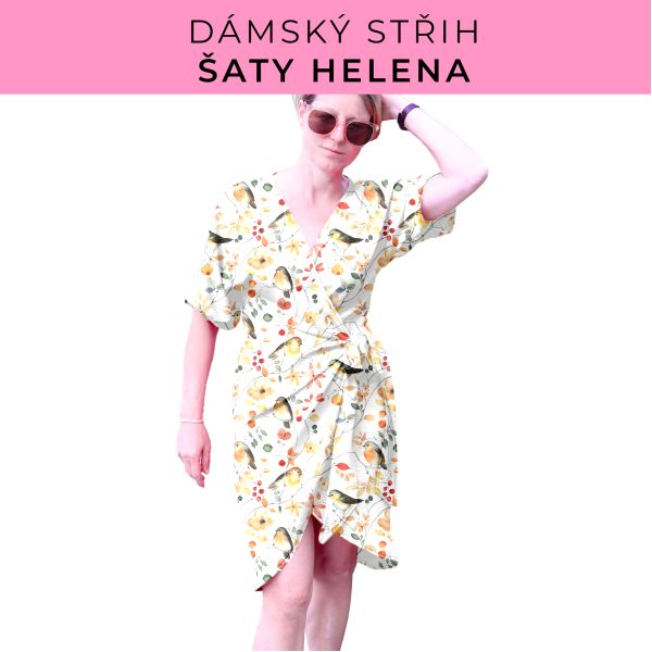 Dámský střih na šaty  Helena
