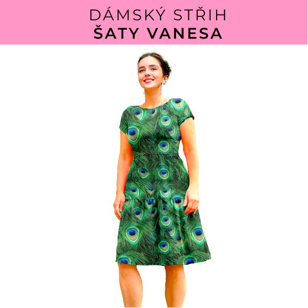 Dámský střih šaty Vanesa