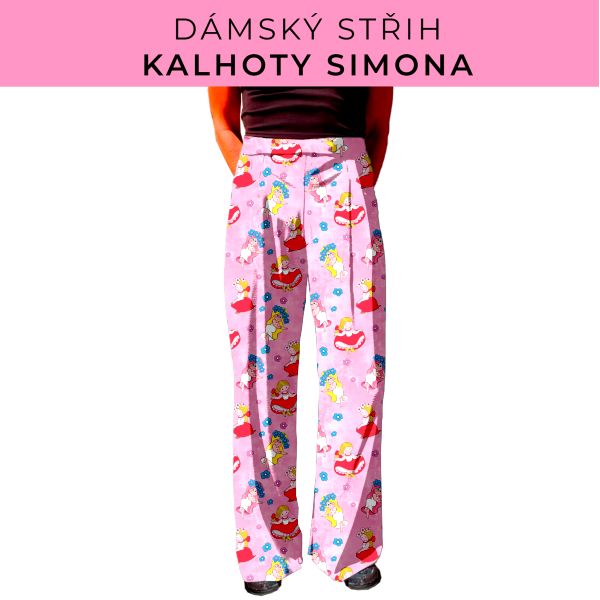 Dámský střih - kalhoty Simona