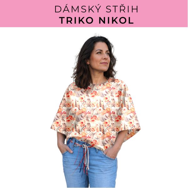 Dámský střih -  triko Nikol