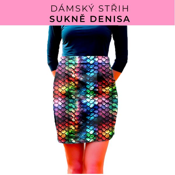 Dámský střih - Dámská sukně Denisa