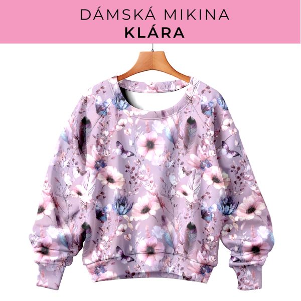 DÁMSKÝ střih - mikina Klára