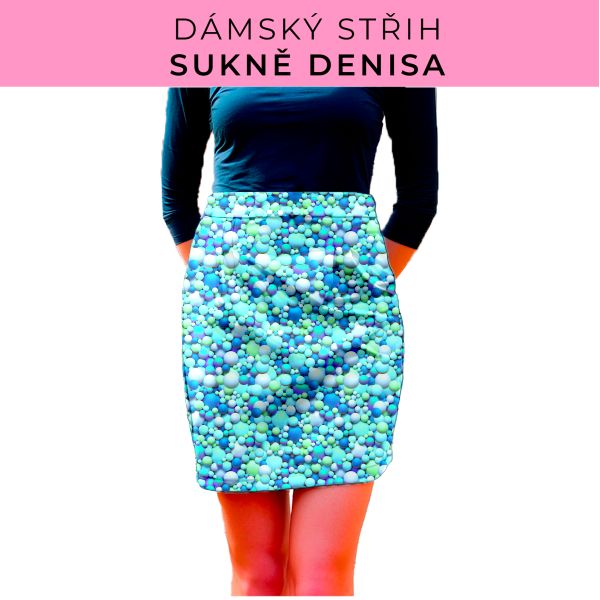 Dámský střih - Dámská sukně Denisa