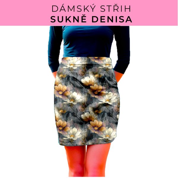 Dámský střih - Dámská sukně Denisa