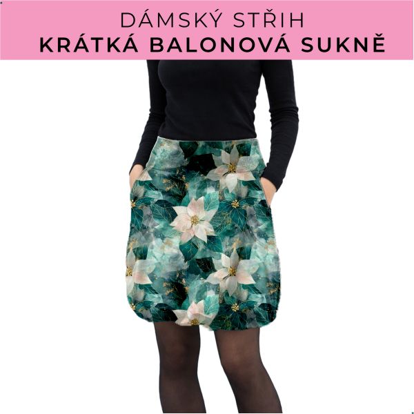 Dámský střih - balonová krátká sukně
