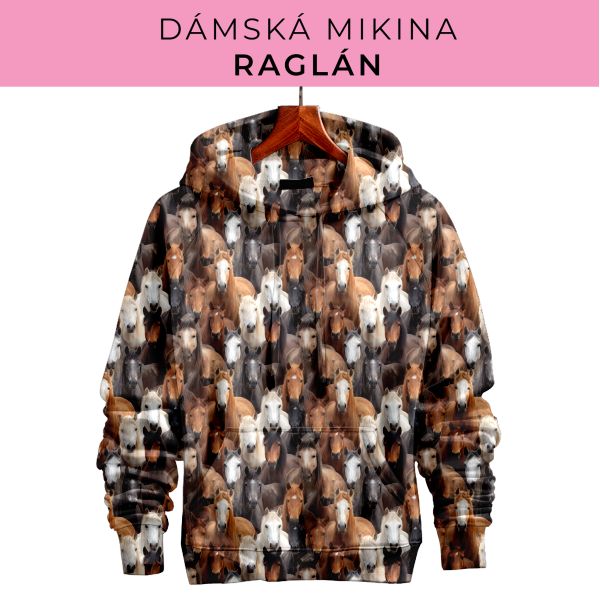 DÁMSKÝ střih - mikina raglán